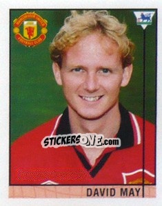 Sticker David May - Premier League Inglese 1995-1996 - Merlin