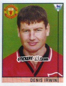 Sticker Denis Irwin - Premier League Inglese 1995-1996 n. 34 - Merlin