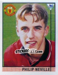 Cromo Phil Neville - Premier League Inglese 1995-1996 - Merlin