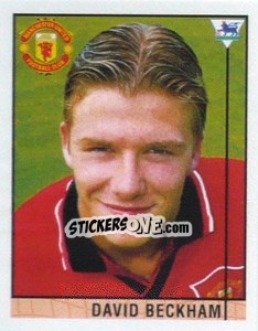 Sticker David Beckham - Premier League Inglese 1995-1996 - Merlin