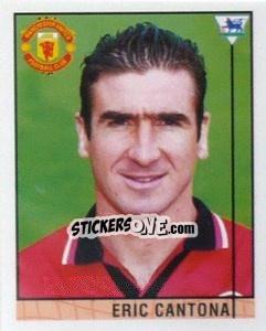 Sticker Eric Cantona - Premier League Inglese 1995-1996 n. 47 - Merlin