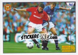Sticker Roy Keane (Superstar) - Premier League Inglese 1995-1996 - Merlin