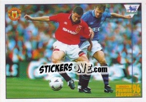 Sticker Roy Keane (Superstar) - Premier League Inglese 1995-1996 n. 51 - Merlin