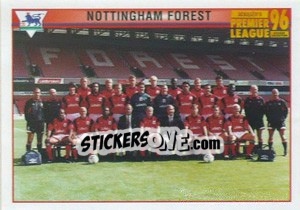 Figurina Team Photo - Premier League Inglese 1995-1996 - Merlin