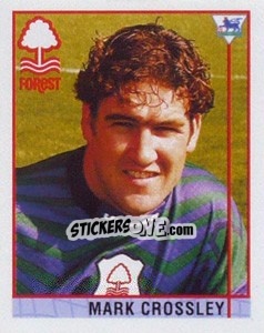 Figurina Mark Crossley - Premier League Inglese 1995-1996 - Merlin