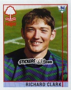 Cromo Richard Clark - Premier League Inglese 1995-1996 - Merlin