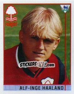 Sticker Alf-Inge Haaland - Premier League Inglese 1995-1996 - Merlin