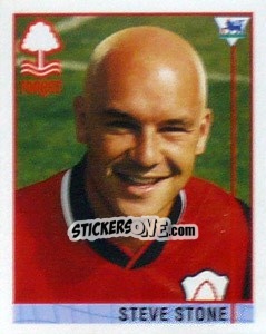 Figurina Steve Stone - Premier League Inglese 1995-1996 - Merlin