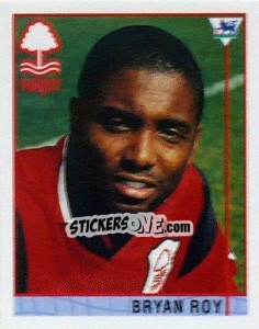 Figurina Bryan Roy - Premier League Inglese 1995-1996 - Merlin