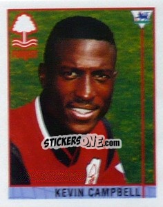 Figurina Kevin Campbell - Premier League Inglese 1995-1996 - Merlin