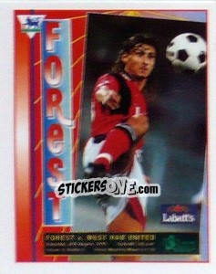 Sticker Club Programme - Premier League Inglese 1995-1996 n. 76 - Merlin