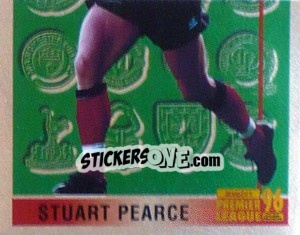 Cromo Stuart Pearce (Leading Player 2/2) - Premier League Inglese 1995-1996 - Merlin