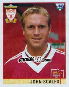 Figurina John Scales - Premier League Inglese 1995-1996 - Merlin