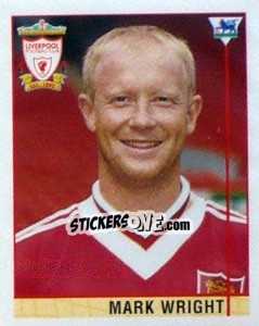 Sticker Mark Wright - Premier League Inglese 1995-1996 n. 87 - Merlin