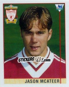 Cromo Jason McAteer - Premier League Inglese 1995-1996 - Merlin