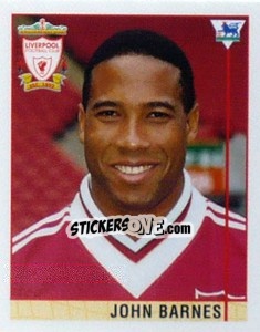 Cromo John Barnes - Premier League Inglese 1995-1996 - Merlin