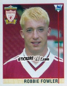 Figurina Robbie Fowler - Premier League Inglese 1995-1996 - Merlin