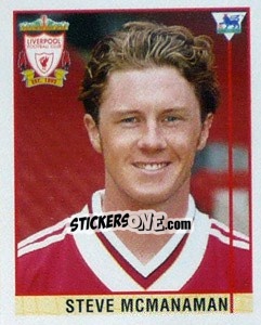 Cromo Steve McManaman - Premier League Inglese 1995-1996 - Merlin