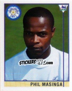 Figurina Phil Masinga - Premier League Inglese 1995-1996 - Merlin