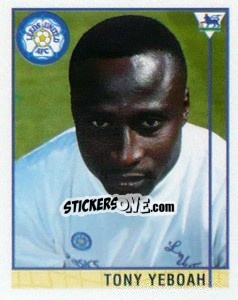 Cromo Tony Yeboah - Premier League Inglese 1995-1996 - Merlin