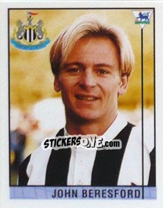 Sticker John Beresford - Premier League Inglese 1995-1996 - Merlin