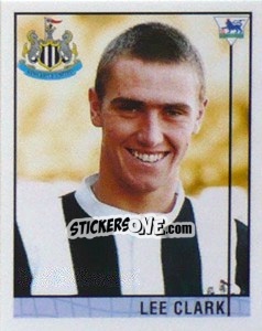 Figurina Lee Clark - Premier League Inglese 1995-1996 - Merlin