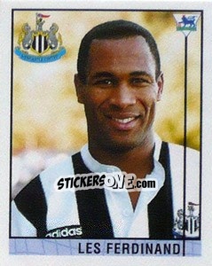 Cromo Les Ferdinand - Premier League Inglese 1995-1996 - Merlin