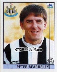 Cromo Peter Beardsley - Premier League Inglese 1995-1996 - Merlin