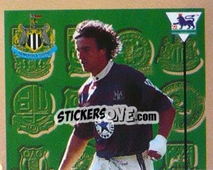 Sticker David Ginola (Leading Player 1/2) - Premier League Inglese 1995-1996 - Merlin