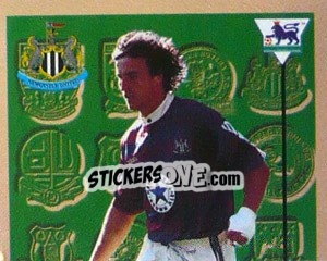 Sticker David Ginola (Leading Player 1/2) - Premier League Inglese 1995-1996 n. 156 - Merlin