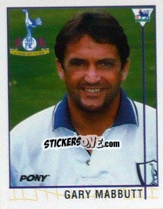 Figurina Gary Mabbutt - Premier League Inglese 1995-1996 - Merlin