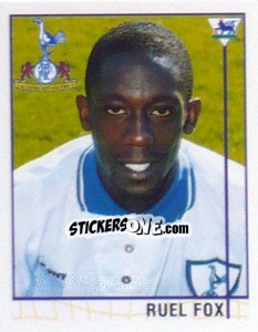 Figurina Ruel Fox - Premier League Inglese 1995-1996 n. 174 - Merlin