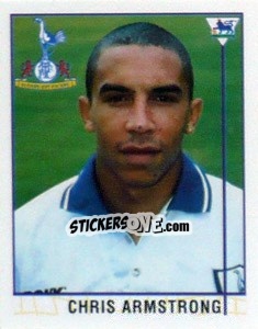 Sticker Chris Armstrong - Premier League Inglese 1995-1996 - Merlin