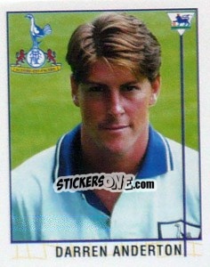 Cromo Darren Anderton - Premier League Inglese 1995-1996 - Merlin