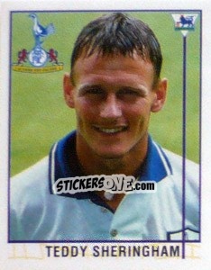 Cromo Teddy Sheringham - Premier League Inglese 1995-1996 - Merlin