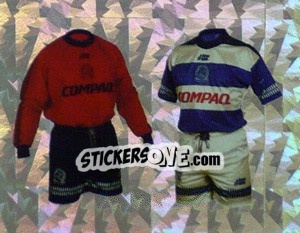 Sticker Home Kits - Premier League Inglese 1995-1996 n. 186 - Merlin