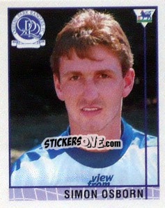 Figurina Simon Osborn - Premier League Inglese 1995-1996 - Merlin