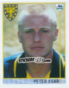 Sticker Peter Fear - Premier League Inglese 1995-1996 - Merlin