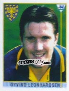 Cromo Oyvind Leonhardsen - Premier League Inglese 1995-1996 - Merlin