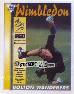 Figurina Club Programme - Premier League Inglese 1995-1996 - Merlin