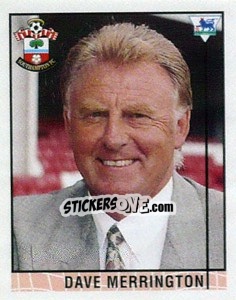 Figurina Dave Merrington (Manager) - Premier League Inglese 1995-1996 - Merlin