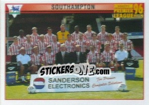 Sticker Team Photo - Premier League Inglese 1995-1996 - Merlin