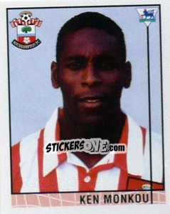 Cromo Ken Monkou - Premier League Inglese 1995-1996 - Merlin