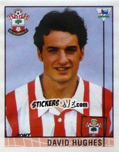 Cromo David Hughes - Premier League Inglese 1995-1996 - Merlin