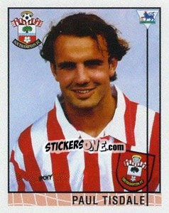 Sticker Paul Tisdale - Premier League Inglese 1995-1996 - Merlin