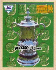 Sticker FA Cup Trophy - Premier League Inglese 1995-1996 - Merlin