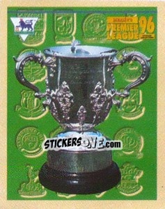 Sticker League Cup Trophy - Premier League Inglese 1995-1996 - Merlin
