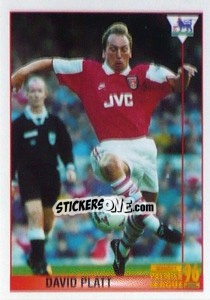 Sticker Q2 - David Platt - Premier League Inglese 1995-1996 - Merlin