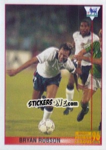 Sticker Q3 - Bryan Robson - Premier League Inglese 1995-1996 - Merlin