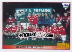 Sticker Q5 - Manchester United - Premier League Inglese 1995-1996 - Merlin